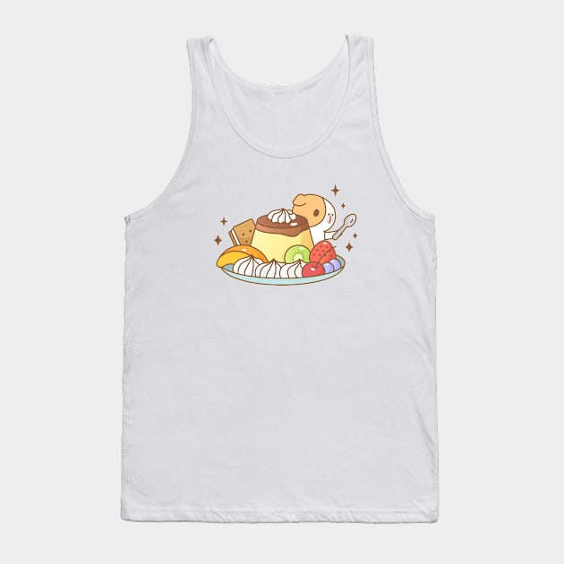 Guinea pig with Japanese Pudding Tank Top by Noristudio